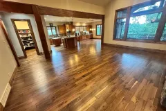 Character Grade Walnut Floor Refinishing in Sandy UT 1