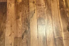 Character Grade Walnut Floor Refinishing in Sandy UT 2
