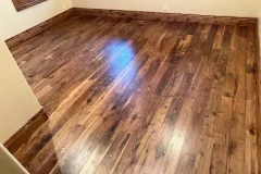 Character Grade Walnut Floor Refinishing in Sandy UT 4