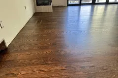Dark Walnut Stain on Red Oak Hardwood Floors in Park City 6