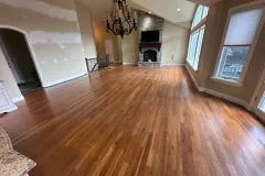 Exotic Wood Floor Refinishing Underway in West Jordan
