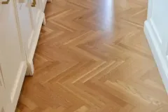White Oak Herringbone Hardwood Floors Spanning an Entire Home 6