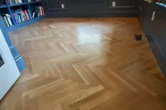 White Oak Herringbone Hardwood Floors Spanning an Entire Home 8